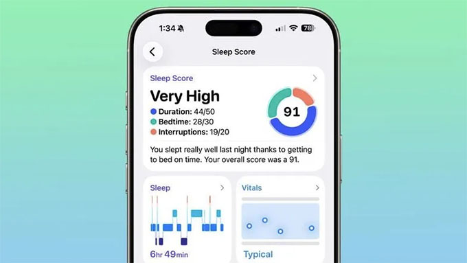 Điều chỉnh điểm số giấc ngủ chính xác hơn