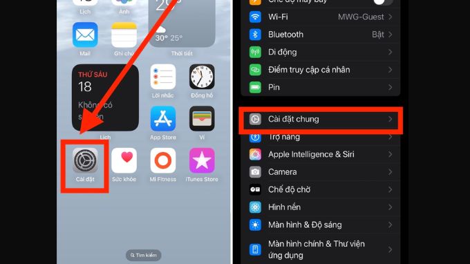 Kiểm tra trên hệ thống Apple bước 1