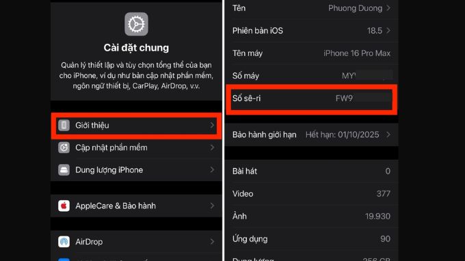Kiểm tra trên hệ thống Apple bước 2