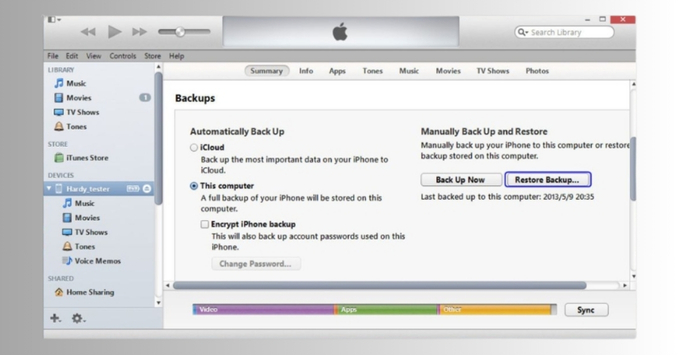 Cách khắc phục lỗi iPhone không khả dụng hiệu quả nhất Cách 5: Khôi phục bằng iTunes hoặc Finder