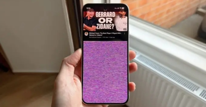 Các lỗi phổ biến trên Pixel 10 cũ là Lỗi màn hình bị nhiễu hạt (Static noise) và sọc màu