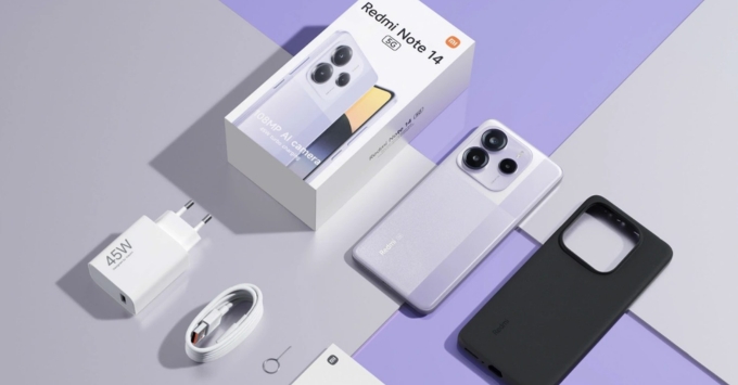 Redmi Note 14 5G chỉ trang bị mức dung lượng tiêu chuẩn 5110mAh