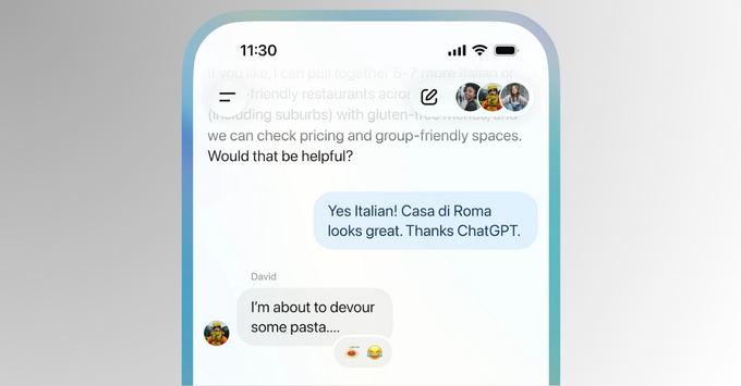 Đoạn chat nhóm trên ChatGPT là gì?