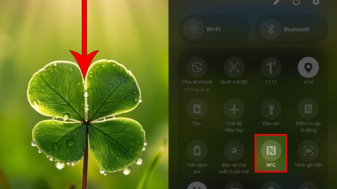 thêm thẻ từ vào điện thoại Samsung bước 1
