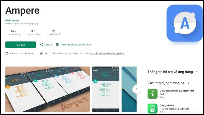 kiểm tra tốc độ sạc thực tế bước 1