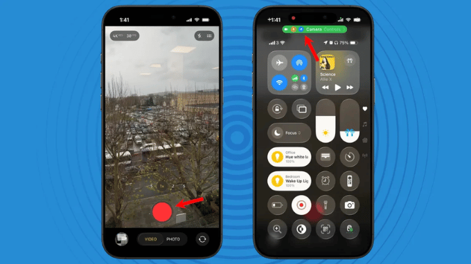 Truy cập nhanh các tùy chọn thu âm chuyên nghiệp