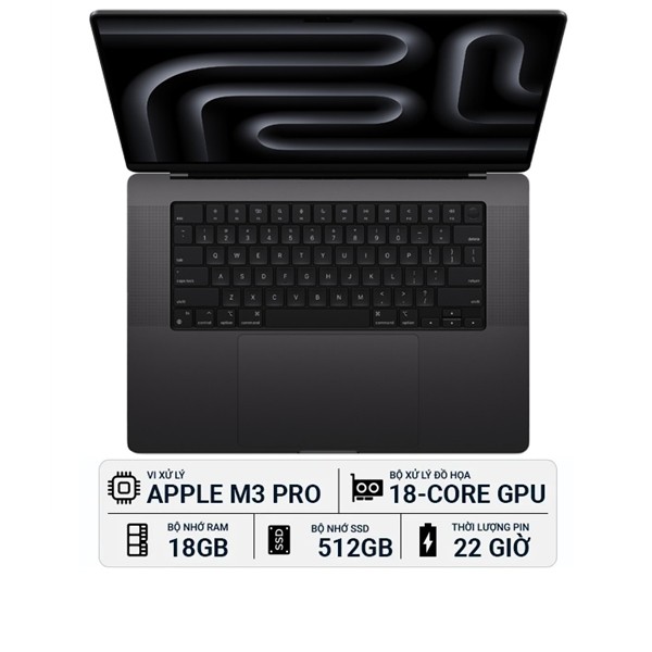 Macbook Pro M3 Pro 2023 16 inch (18GB|512GB)