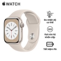Apple Watch Series 8 45mm (GPS) Viền nhôm dây cao su