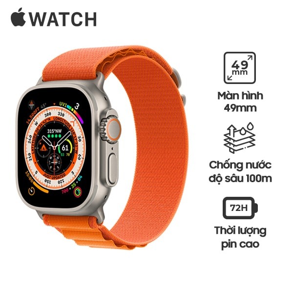Apple Watch Ultra 49mm (LTE) Dây Alpine