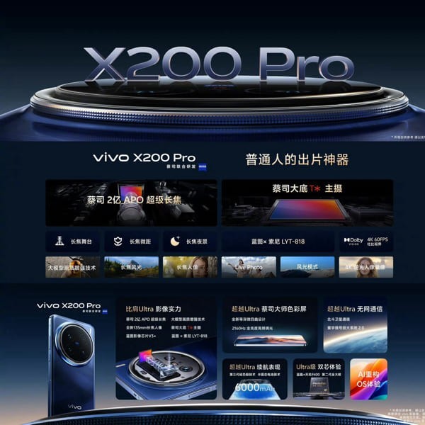 vivo X200 Pro 12GB|256GB (Cũ 99%)