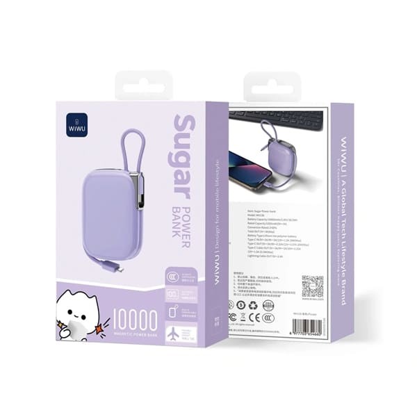 Pin dự phòng Wiwu Sugar 10.000mAh
