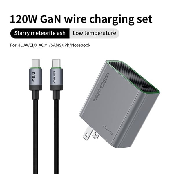 Bộ sạc Tranyoo 120W cho (OPPO, Xiaomi, vivo, Huawei)