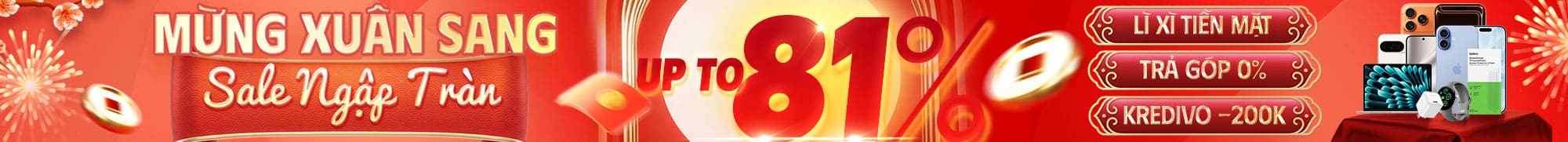 Mừng xuân sang - Sale ngập tràn